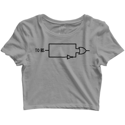 Coding Nerd Engineering CODE IS CLEAN MIND IS DIRTY Custom Printed Graphic Design Crop Top T-Shirt for Women